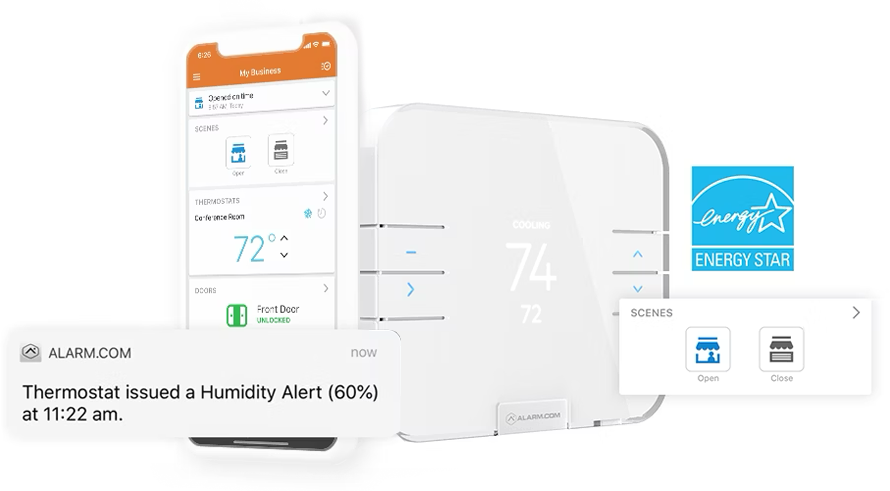 Temperature & lighting control